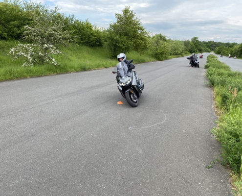 Motorroller Fahrsicherheitstraining am Mendelpass