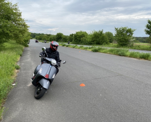 Motorroller Fahrsicherheitstraining am Mendelpass