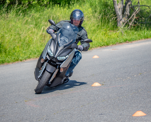 Motorroller Fahrsicherheitstraining am Mendelpass