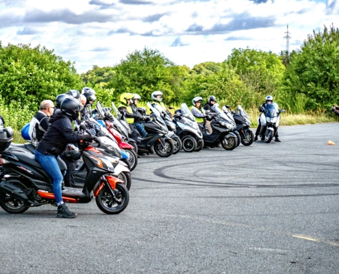Motorroller Fahrsicherheitstraining am Mendelpass